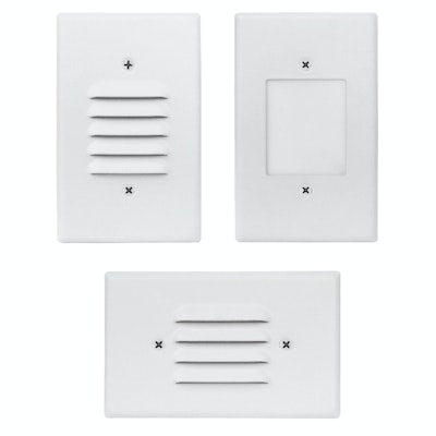 EnVisionLED LED-STEP-AGL-2W Step Light: 3 Interchangeable Faces: (Horizontal/Vertical)/ Flat Frost: Lux-Line - Ready Wholesale Electric Supply and Lighting