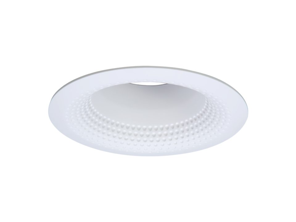 Halo 5110WB 5" White Perftex Baffle, White Self-Flange Ring - Ready Wholesale Electric Supply and Lighting