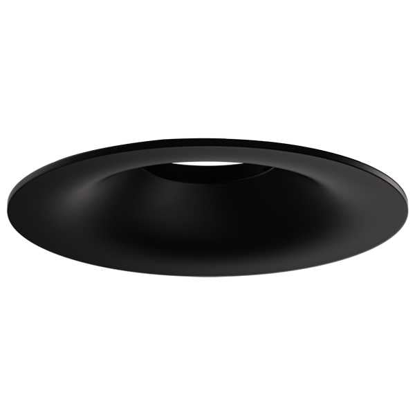 ELCO EKCL2872B Pex 2" Round Curved Reflector - All Black - Ready Wholesale Electric Supply and Lighting