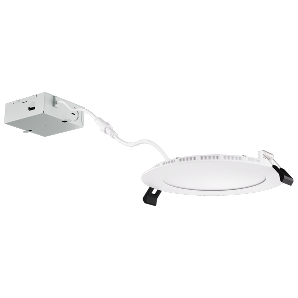 Elco ERT611CT5W 6" Ultra Slim LED Round Panel Light with 5-CCT Switch - White - Ready Wholesale Electric Supply and Lighting
