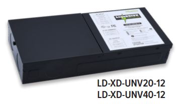 GM Lighting LD-XD-UNV20-12 LineDRIVE XD 12VDC Electronic LED MULTI-Dimmable Power Supplies - Ready Wholesale Electric Supply and Lighting