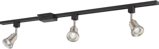 Lithonia Lighting LTIKFLRM LED Series Track Kit 3-Light 44-in Brushed Nickel Dimmable LED Step Linear Track Lighting Kit - Ready Wholesale Electric Supply and Lighting