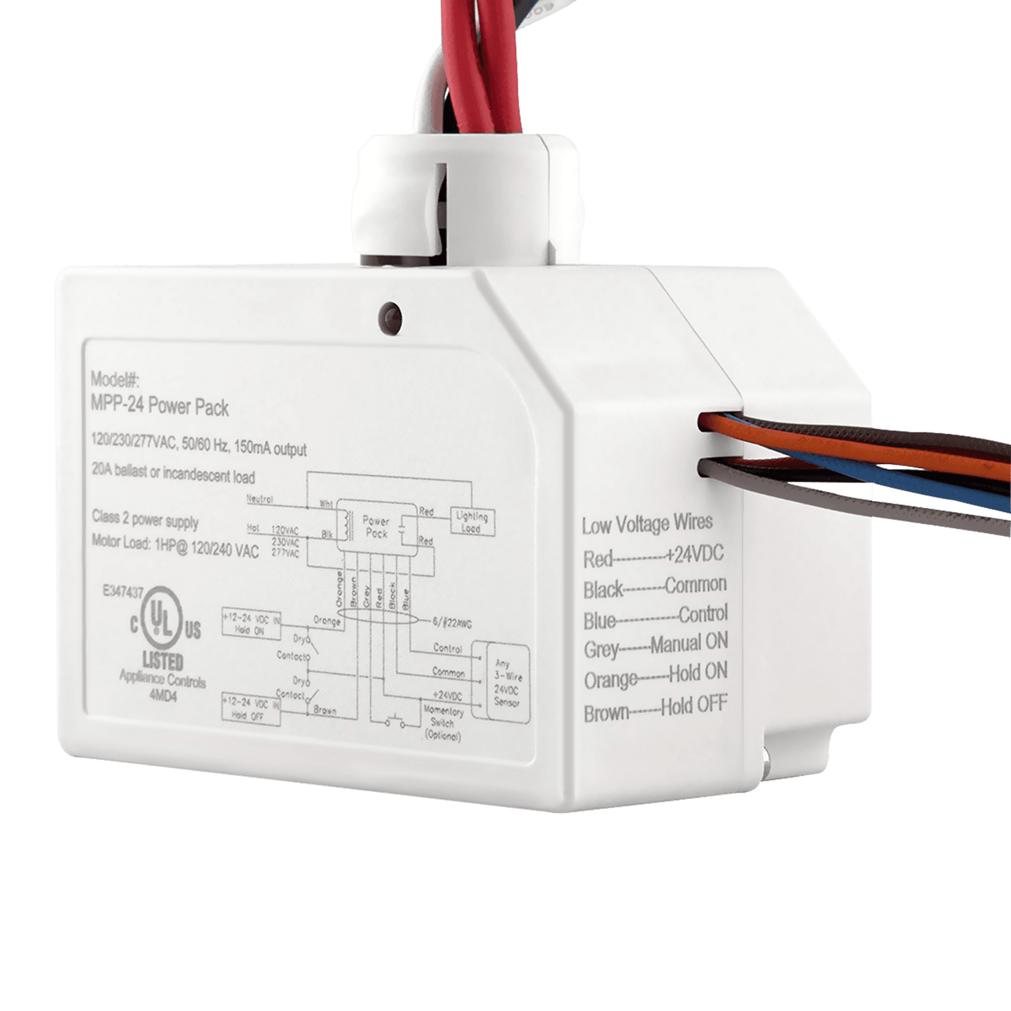 Enerlites MPP-24 Power Pack Single Relay Room Controller - Ready Wholesale Electric Supply and Lighting