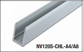 GM Lighting NV120S-CHL-A8 Neon 120V Sideflex Alum Channel 8ft, 8 Screws - Ready Wholesale Electric Supply and Lighting