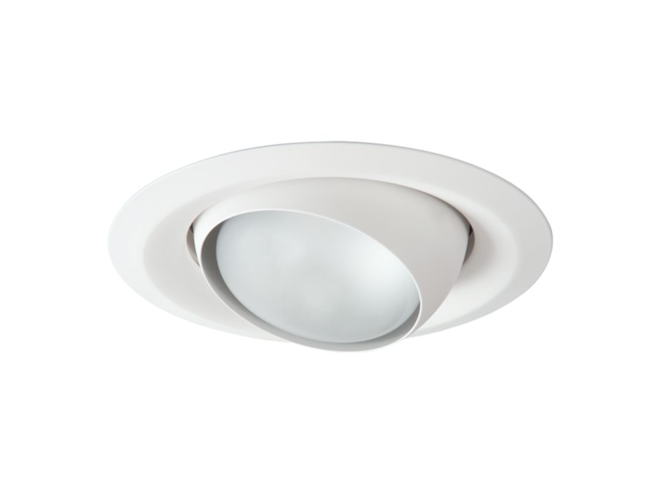 Halo 6130WH 6" Eyeball Trim ,35ïTilt (Max.), Self-flange, PAR30 - Ready Wholesale Electric Supply and Lighting