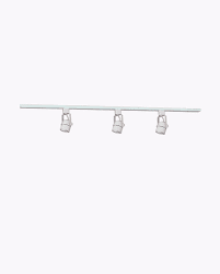 Cyber Tech Lighting TL3TH-LED/WH 21W 3-Head LED Dimmable Track Light Complete Kit White Finish 3000K - Ready Wholesale Electric Supply and Lighting