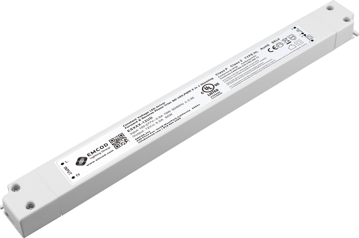 Emcod ES150-24UD Series Class 2 Electronic UNIV 5 in 1 dimming - Ready Wholesale Electric Supply and Lighting