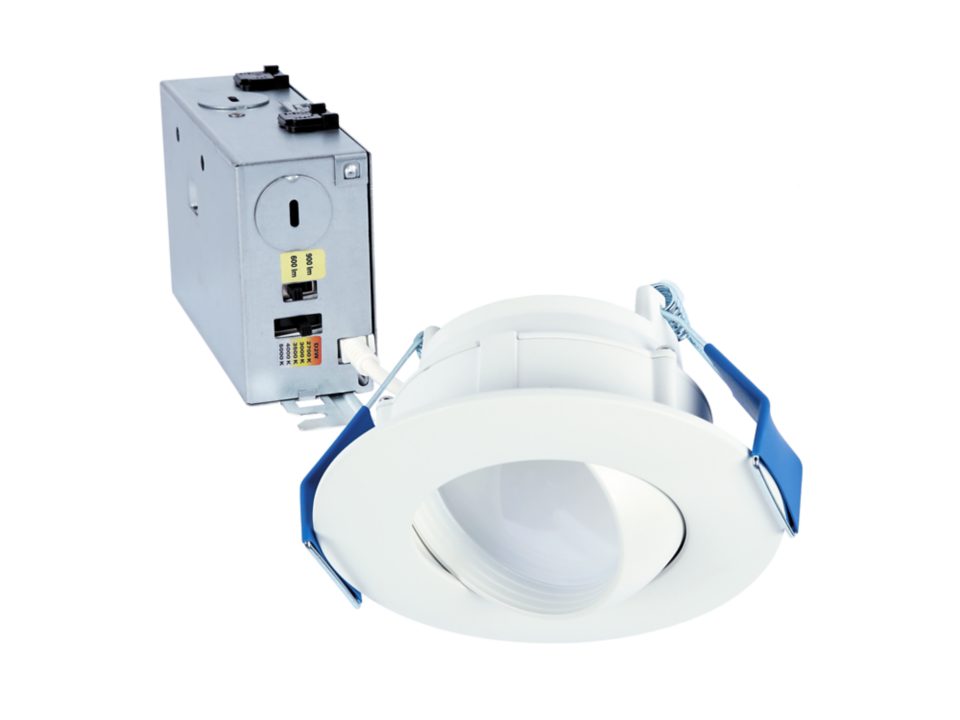 Halo RA4LS9FSD2W1EWHDM 4-inch RA-DM Baffle Adjustable Canless LED Downlight - Ready Wholesale Electric Supply and Lighting