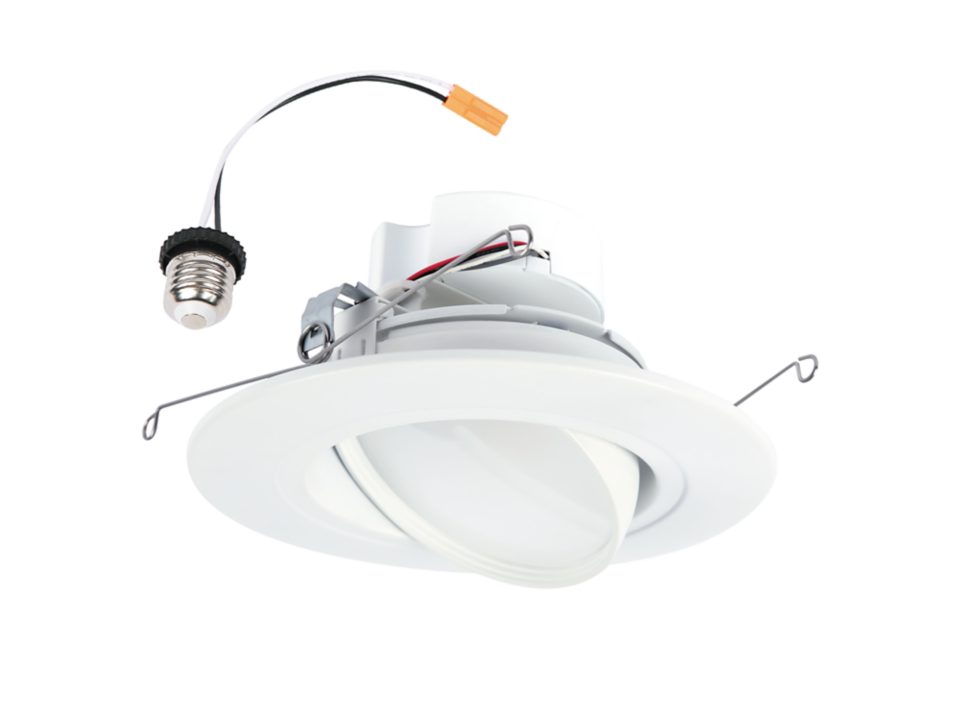 Halo RA56LS9FSD2W1EWH 5/6" RA Baffle Adjustable Recessed LED Trims - Ready Wholesale Electric Supply and Lighting