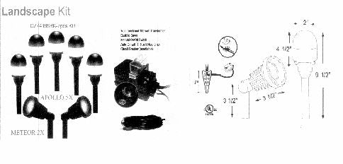 RWES 74198BK Landscape 7Pcs Kit - Ready Wholesale Electric Supply and Lighting