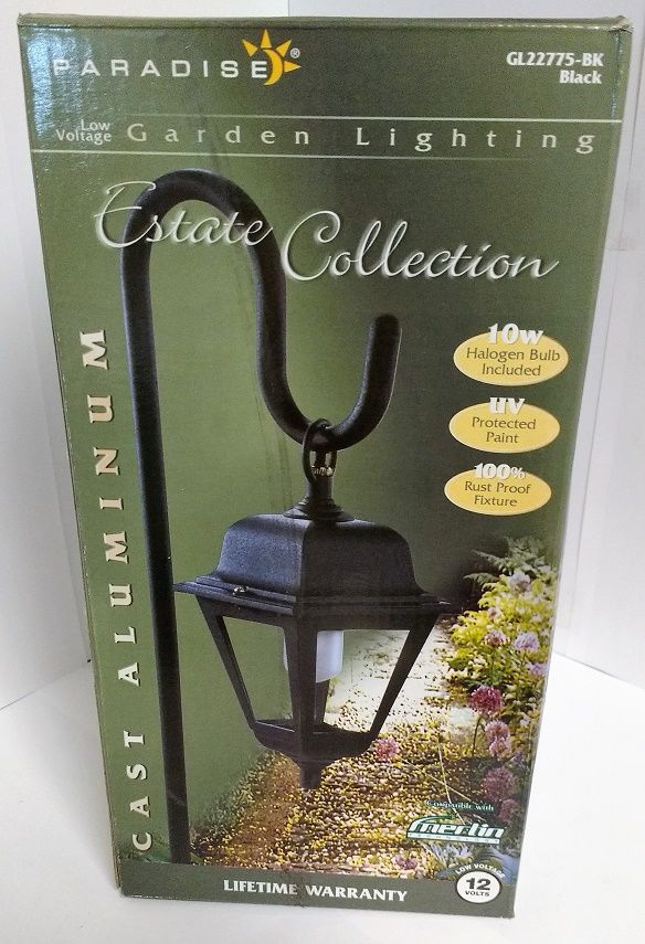 RWES GL22775BK (BLACK) Low Voltage Garden Lighting - CHARLESTON - Ready Wholesale Electric Supply and Lighting