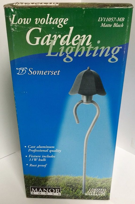 RWES LV11057MB (Matte Black) Low Voltage Garden Lighting - SOMERSET - Ready Wholesale Electric Supply and Lighting