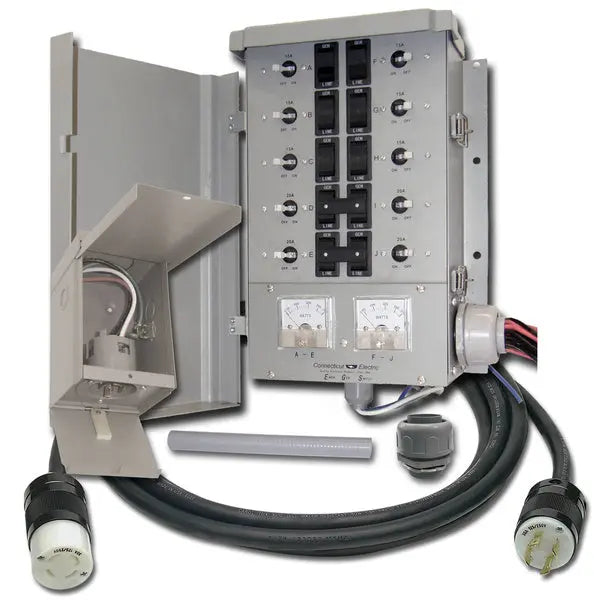 Connecticut Electric EGS107501G2KIT 10 Circuit Transfer Switch Kit - Ready Wholesale Electric Supply and Lighting