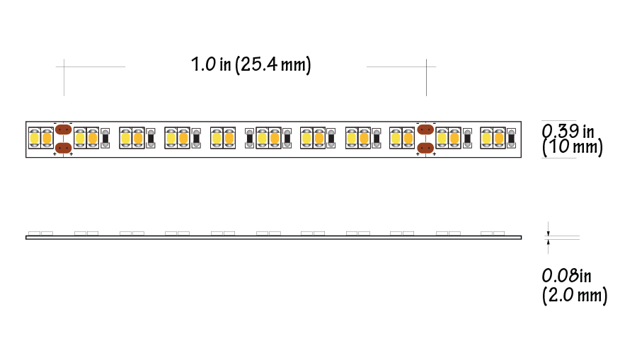 Core Lighting LSM-55MX SERIES 500+ LUMENS 5.5W DUAL CCT FLEXIBLE LED STRIP - Ready Wholesale Electric Supply and Lighting