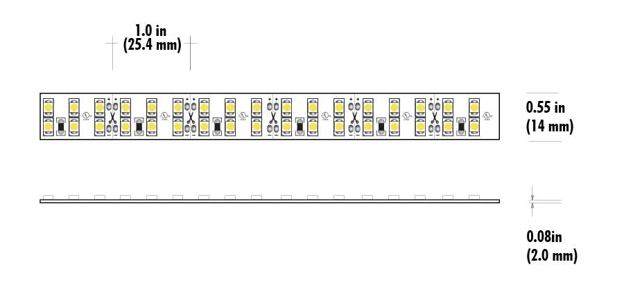 Core Lighting LSM-60 SERIES 500 LUMENS 6.0W FLEXIBLE LED STRIP - Ready Wholesale Electric Supply and Lighting