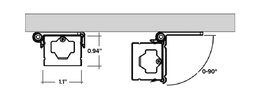 Core Lighting ULG-2600 SERIES 120V DIMMABLE LED UNDERCABINET Light Bar - Ready Wholesale Electric Supply and Lighting