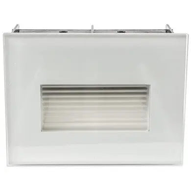 Dabmar Lighting LV654-LED3.5-WH Recessed Brick, Step and Wall Light - White - Ready Wholesale Electric Supply and Lighting