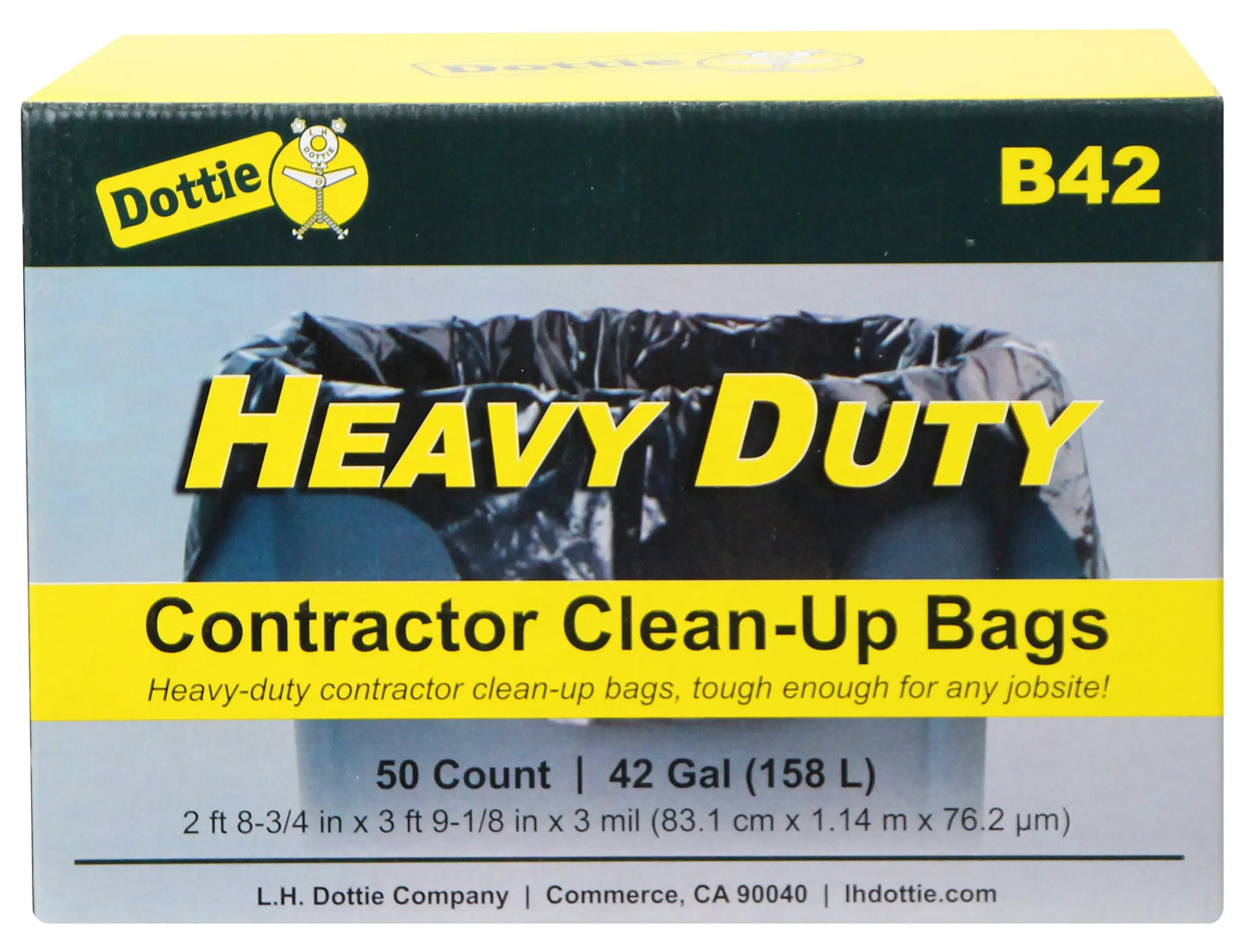Dottie B42 42 Gal Contractor Clean-Up Bag - Ready Wholesale Electric Supply and Lighting
