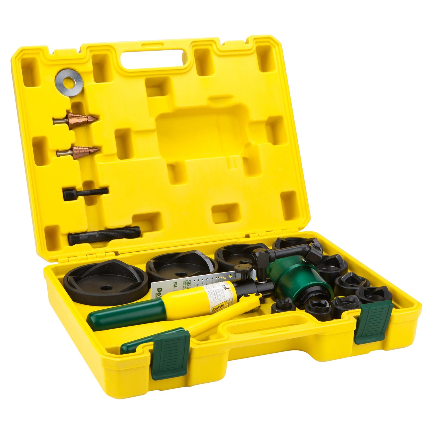 Dottie HPTK2 1/2'' - 4'' Hydraulic Punch Tool Kit - Ready Wholesale Electric Supply and Lighting