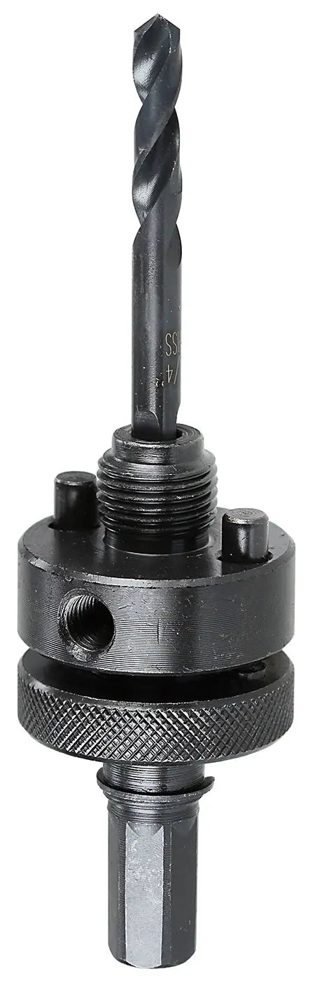 Dottie V45P 7/16'' Hex Arbor w/ Pilot Drill 5/8''-18 Thread Size - Ready Wholesale Electric Supply and Lighting