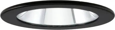 ELCO EL1411B 4" Adjustable Shower Trim with Clear Reflector and Lens Trim - All Black - Ready Wholesale Electric Supply and Lighting