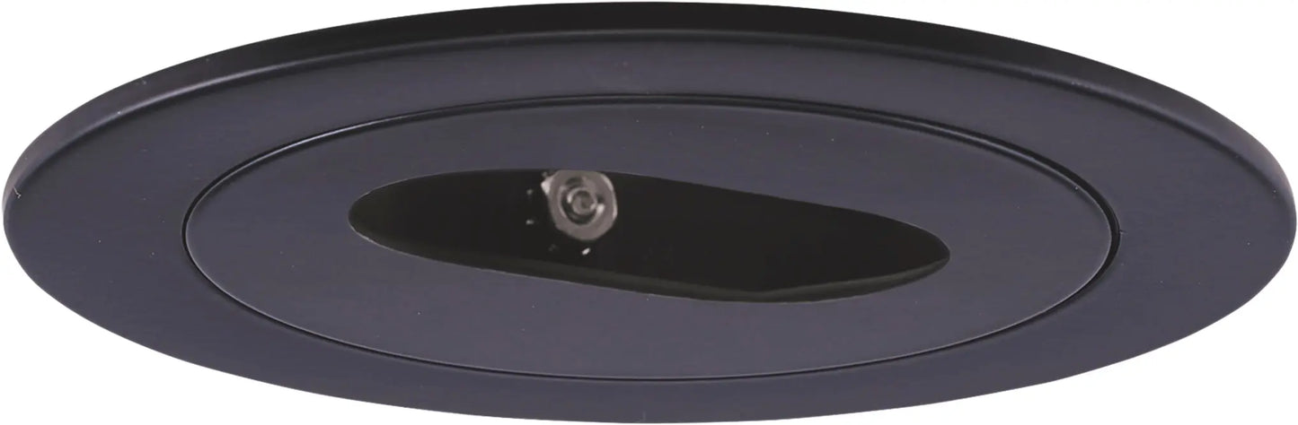 ELCO EL1420B 4" Adjustable Slot Spinnable Aperture Trim - All Black - Ready Wholesale Electric Supply and Lighting
