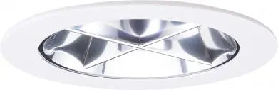 ELCO EL1444C 4" Reflector Cross Blade Trim - Chrome with White Trim - Ready Wholesale Electric Supply and Lighting