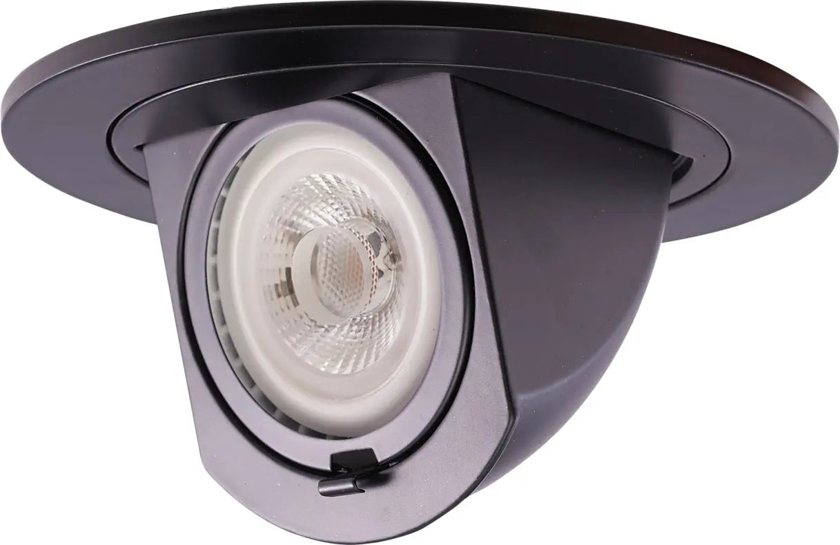 ELCO EL1497B 4" Adjustable Pull Down Trim - All Black - Ready Wholesale Electric Supply and Lighting