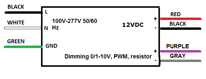 EMCOD MLE200-12DC-UD - 200W 12V DC- Dimmable Electronic LED Driver - Ready Wholesale Electric Supply and Lighting
