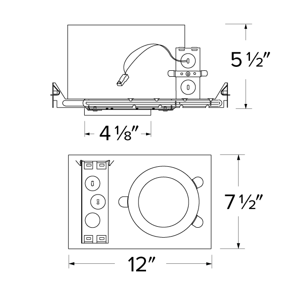 Elco - 4 Koto Architectural Maximum Adjustability High Lumen IC Airtight Housing - Ready Wholesale Electric Supply and Lighting