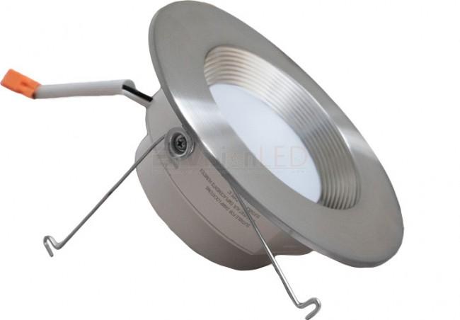 EnVisionLED ADL-5/6-TRIM-BN-BFL - 5/6" ADL Brushed Nickel Snap-On Trim Baffle - Ready Wholesale Electric Supply and Lighting