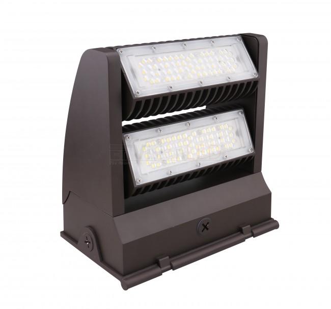 EnVisionLED LED-WPROT-80WD-30K-BZ - Wall Pack Rotating (Double) 80W - Ready Wholesale Electric Supply and Lighting