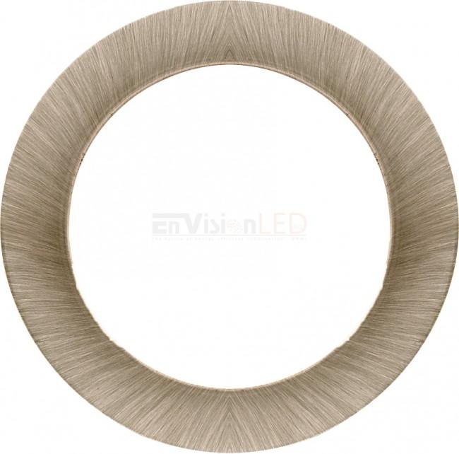 EnVisionLED SLPNL-6R-TRIM-BN - 6" Panel Downlight Brushed Nickel Trim Round - Ready Wholesale Electric Supply and Lighting