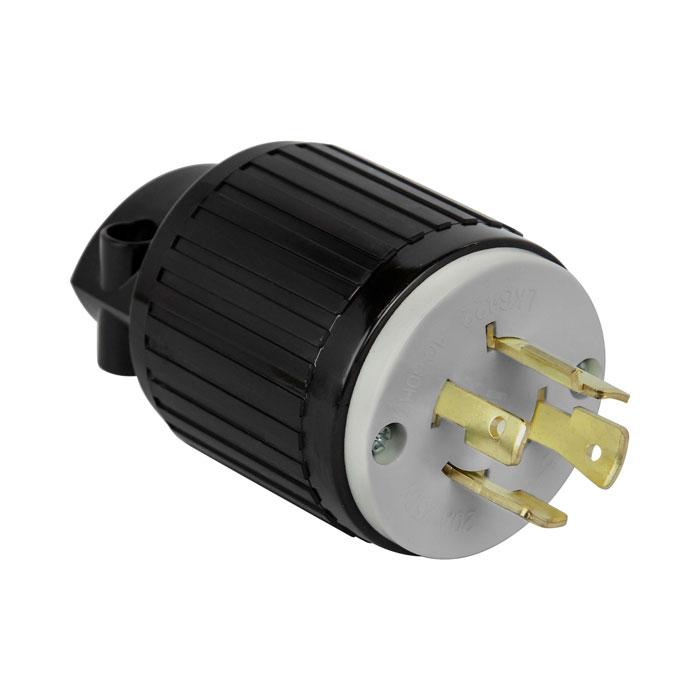 Enerlites 66901-BK - INDUSTRIAL GRADE, L15-20P LOCKING PLUG - Ready Wholesale Electric Supply and Lighting