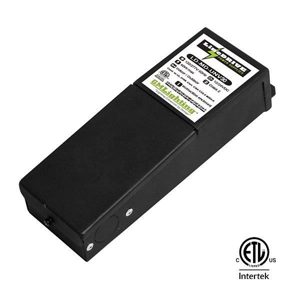 GM Lighting LineDRIVE LD-MD-UNV60 60W 12VDC / 24VDC Magnetic LED Dimmable Power Supply - Ready Wholesale Electric Supply and Lighting