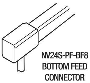 GM Lighting NV24S-PF-BF8 Tape to Power Flexible Bottom Feed - 8 ft. Length - Ready Wholesale Electric Supply and Lighting