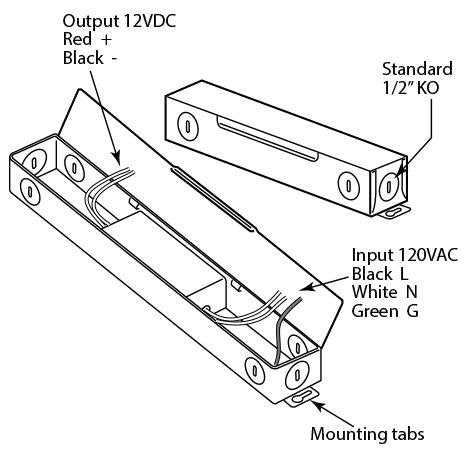 GM Lighting PSD15-12 12VDC 15W Class 2 Electronic Constant Voltage Triac Dimmable Driver - Ready Wholesale Electric Supply and Lighting