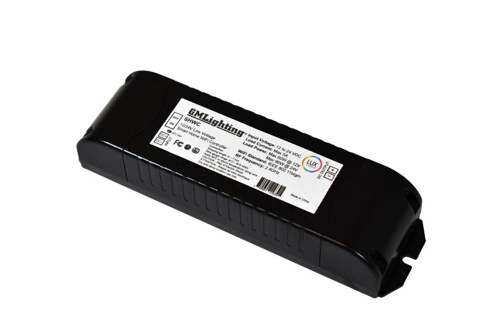 GM Lighting SHWC - Smart 2.4 WiFi Controller, Standard 12V/24V Low Voltage, 1-Channel / 2-Wire - Ready Wholesale Electric Supply and Lighting