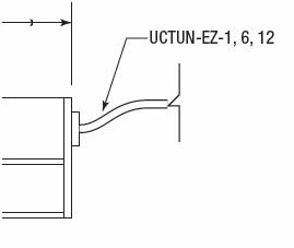 GM Lighting UCTUN-EZ-1-WH Fixture to Fixture Connector - Ready Wholesale Electric Supply and Lighting