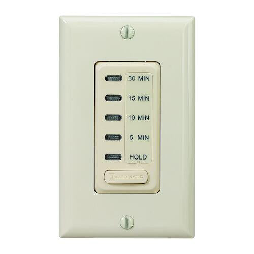 Intermatic EI200 | Electronic Countdown Timer, 120 VAC, 60 Hz, Preset Times 5,10,15,30 Minute, With Hold, Ivory - Ready Wholesale Electric Supply and Lighting