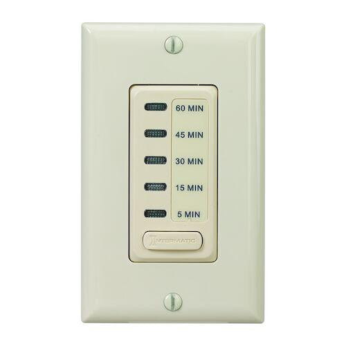 Intermatic EI205 | Electronic Countdown Timer, 120 VAC, 60 Hz, Preset Times 5,15,30,45 Minute,1 Hour, Without Hold, Ivory - Ready Wholesale Electric Supply and Lighting