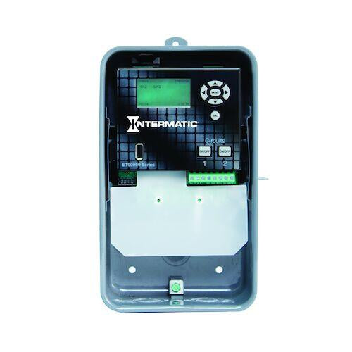 Intermatic ET90215CR | Astronomic 365-Day 2-Circuit Electronic Control, 120-277 VAC, 50/60 Hz, 2-SPDT, Outdoor Metal Enclosure, Ethernet Optional - Ready Wholesale Electric Supply and Lighting