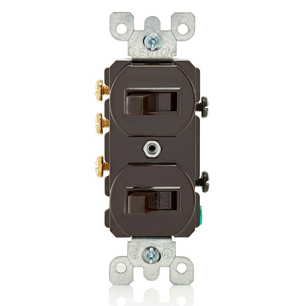 Leviton 5245 - Duplex Style 3-Way / 5-15R Combination Switch - Ready Wholesale Electric Supply and Lighting