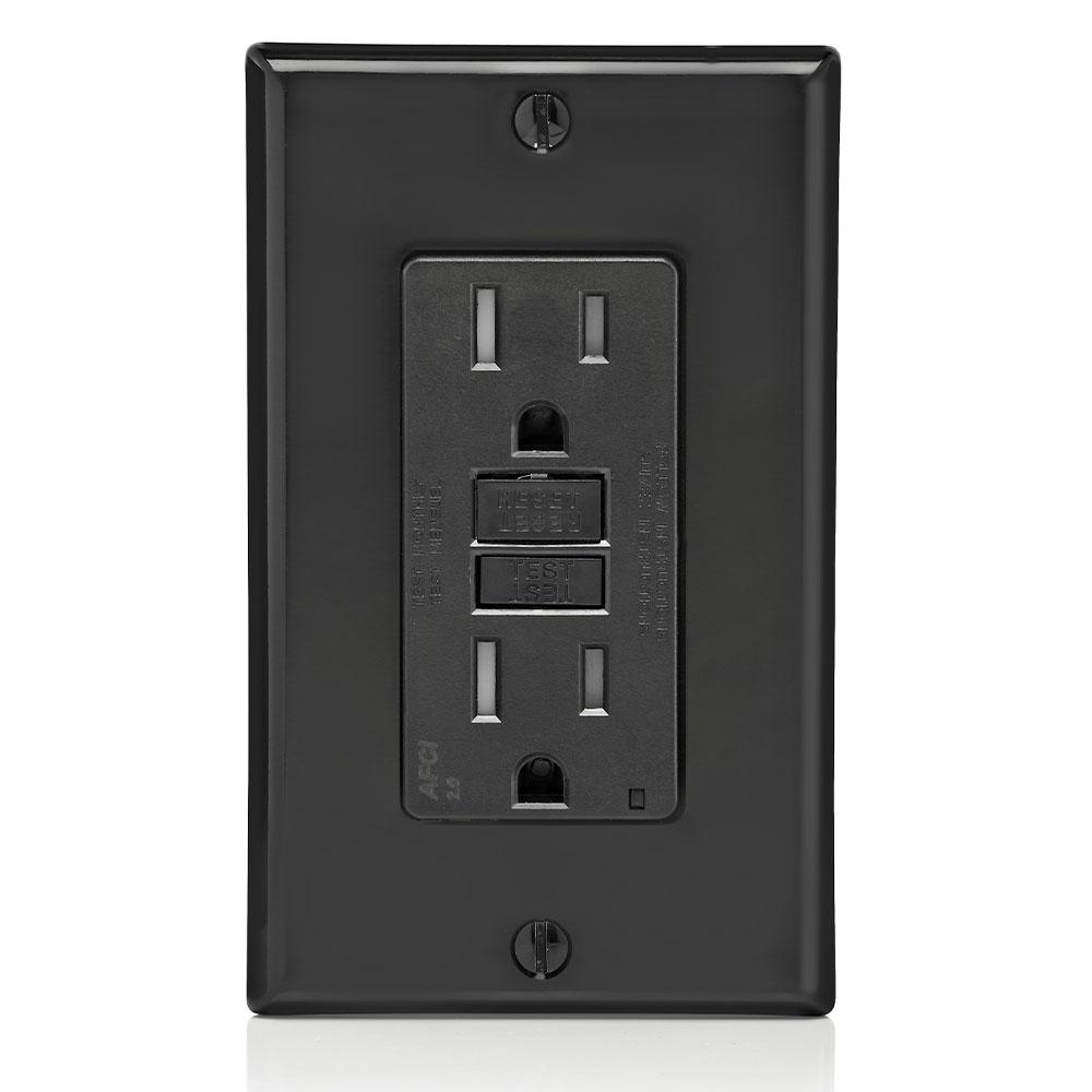 Leviton AFTR1 - 15 Amp, 125 Volt Receptacle/Outlet, 20 Amp Feed-Through, Tamper-Resistant, AFCI Receptacle/Outlet - Ready Wholesale Electric Supply and Lighting