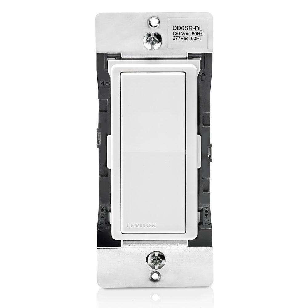 Leviton DD0SR-DLZ - Decora Smart Switch Companion with Locator LED for Multi-Location Dimming, 120/277VAC, 60Hz - Ready Wholesale Electric Supply and Lighting