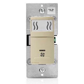 Leviton IPHS5-1L - Decora In-Wall Humidity Sensor & Fan Control, 3A, Single Pole - Ready Wholesale Electric Supply and Lighting
