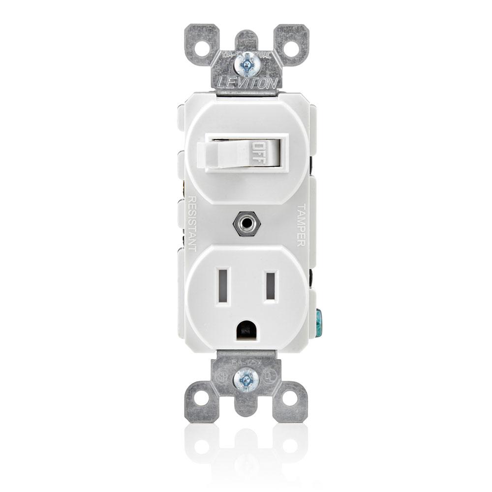 Leviton Combination Switch and Outlet or Dual Switches