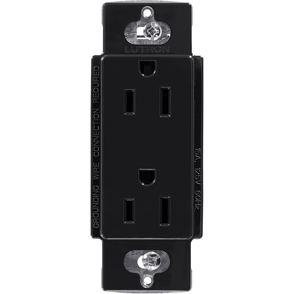 Lutron CAR-15 Claro (Gloss) 15 Amp Receptacle - Ready Wholesale Electric Supply and Lighting