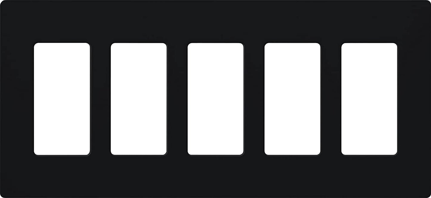 Lutron CW-5 Claro Designer Gloss 5-Gang Wall Plate - Ready Wholesale Electric Supply and Lighting