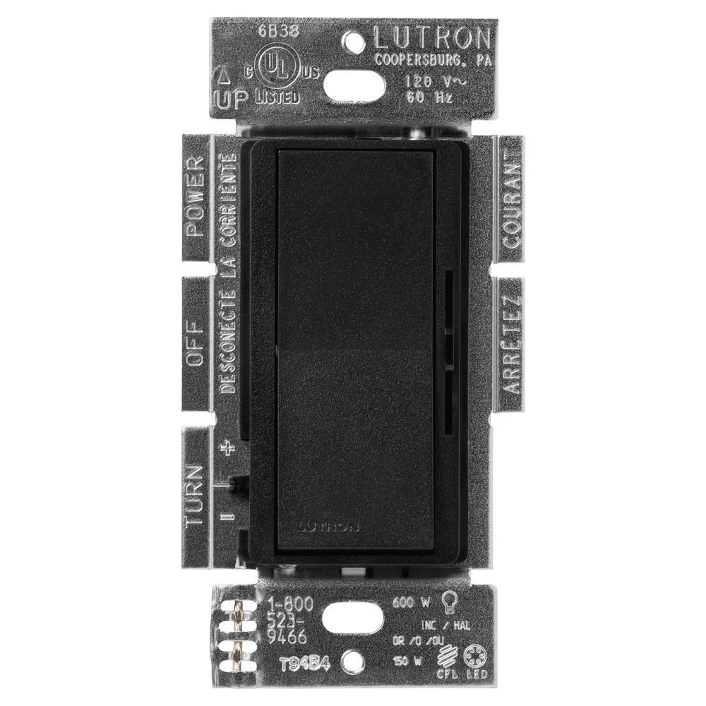 Lutron DVSCELV-300P Diva (satin) 300W, Single Pole, Electronic Low Voltage Dimmer - Ready Wholesale Electric Supply and Lighting